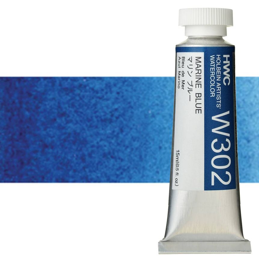 Holbein Artists' Watercolor - Marine Blue, 15ml