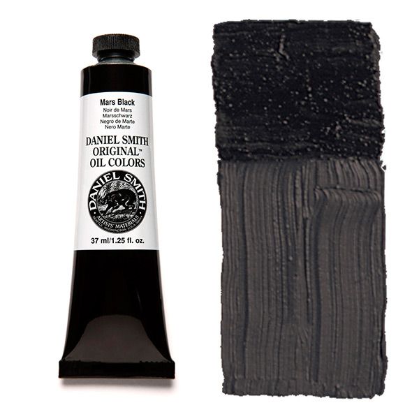 Daniel Smith Oil Colors - Mars Black, 37 ml Tube