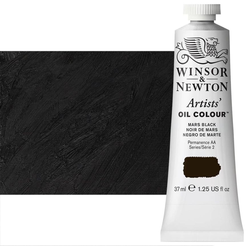 Winsor & Newton Artists' Oil - Mars Black, 37ml Tube