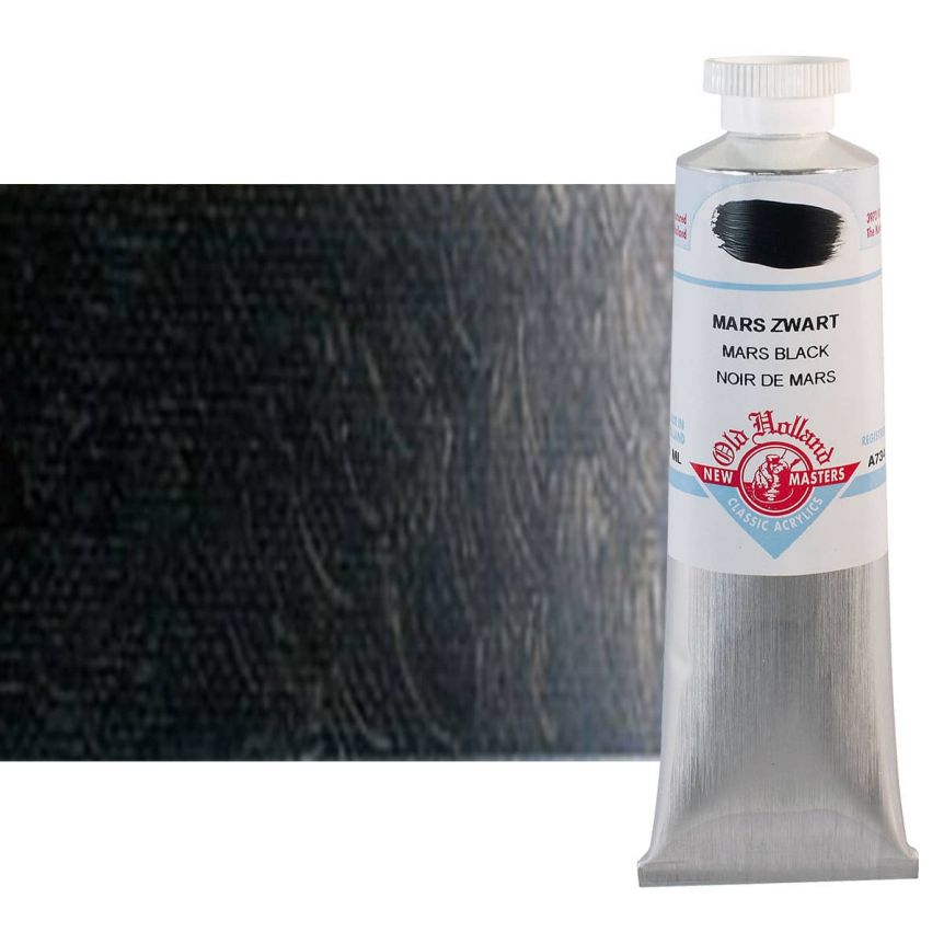 Old Holland New Masters Classic Acrylic Colors Mars Black 60 ml