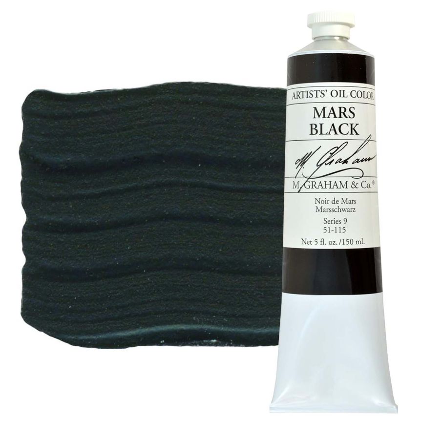M. Graham Artist Oil Color 150ml - Mars Black