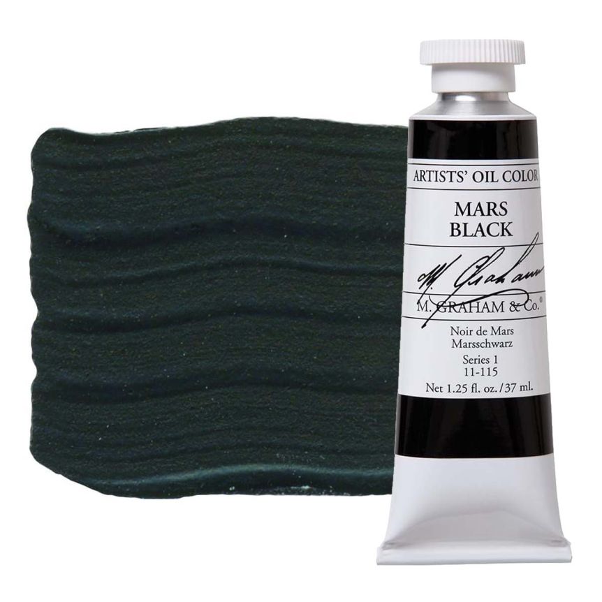 M. Graham Artist Oil Color 37ml - Mars Black