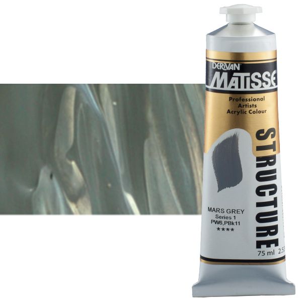 Matisse Structure Acrylic Colors Mars Grey 75 ml