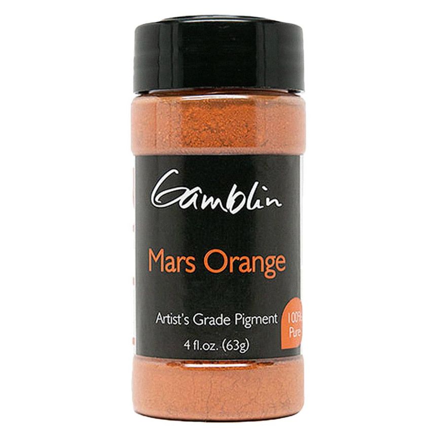 Gamblin Dry Pigment - Mars Orange, 63 Grams