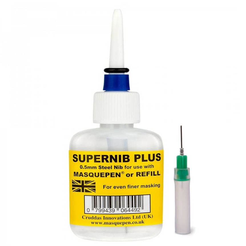 Supernib Plus Extra-fine Point Applicator, empty bottle