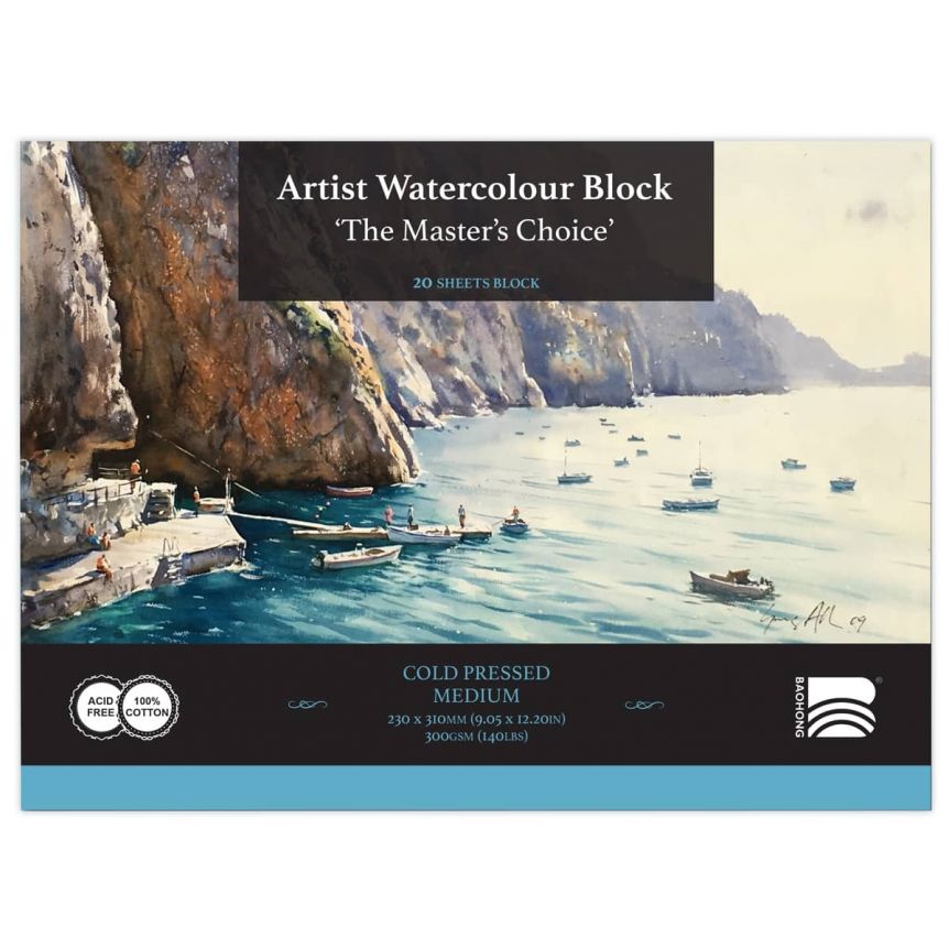 BAOHONG Artists' Watercolor Block freeshipping - All About Art