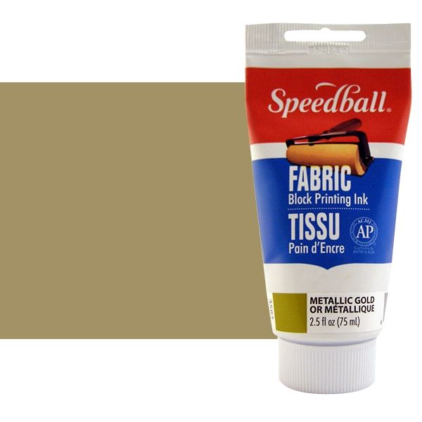 Gold Speedball Fabric Ink