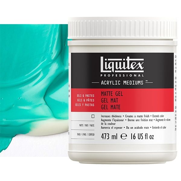 Liquitex Matte Gel 16 oz Jar 