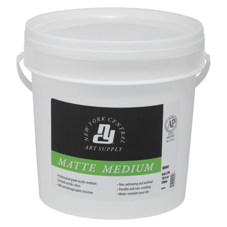 New York Central Acrylic Matte Medium, Gallon