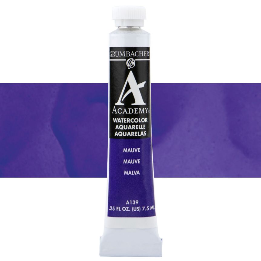 Grumbacher Academy Watercolor 7.5 ml Tube - Mauve