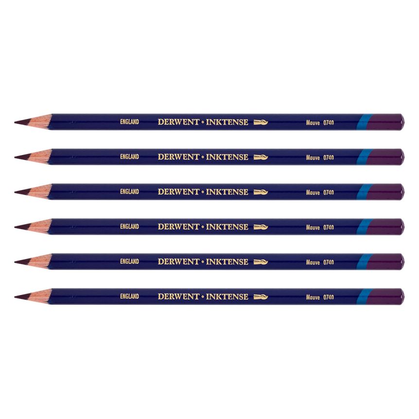 Derwent Inktense Pencil - Mauve (Box of 6)