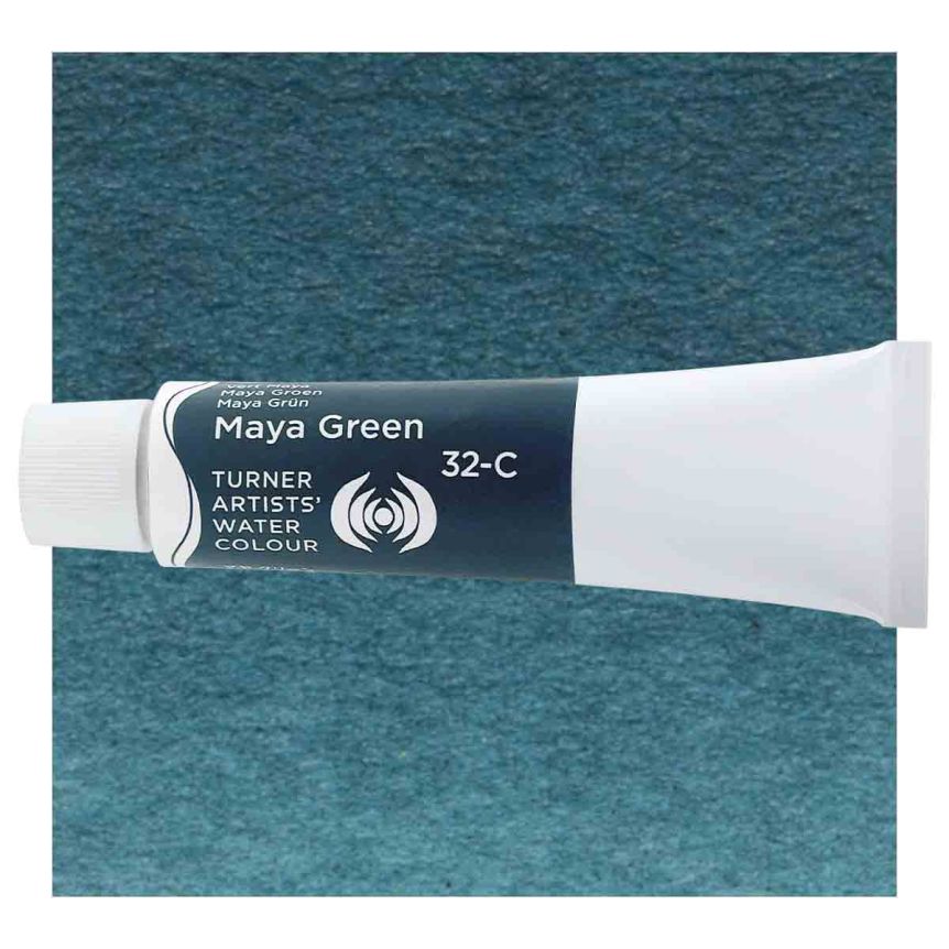 Turner Professional Watercolor - Maya Green, 15ml Tube