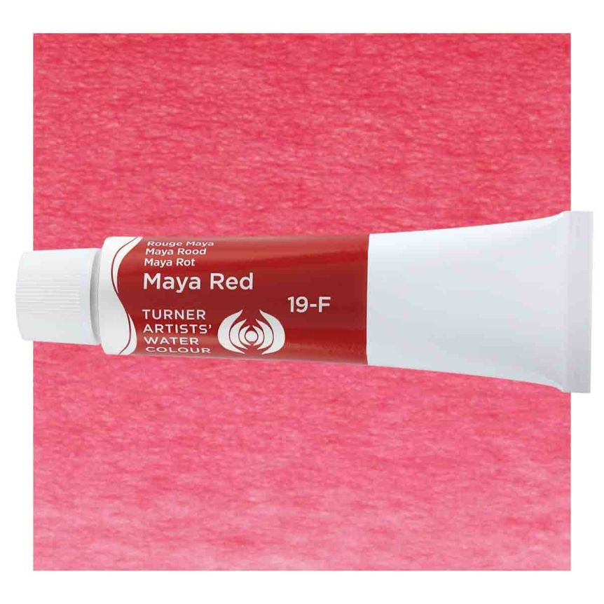 Turner Professional Watercolor - Maya Red, 15ml Tube