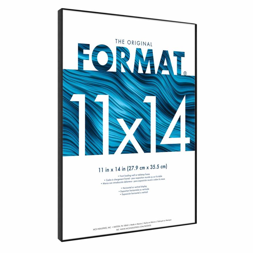 MCS Format Frame - Black, 11" x 14"