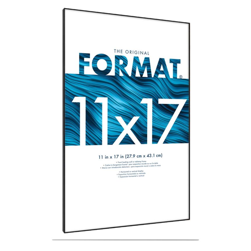 MCS Format Frame - Black, 11" x 17"