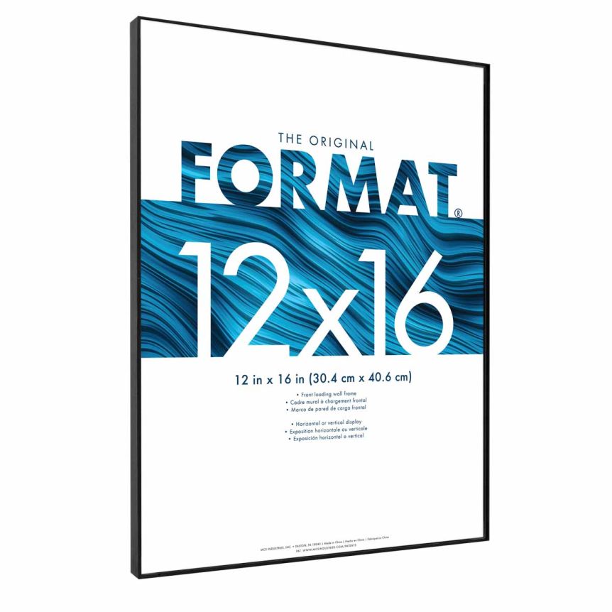 MCS Format Frame - Black, 12" x 16"
