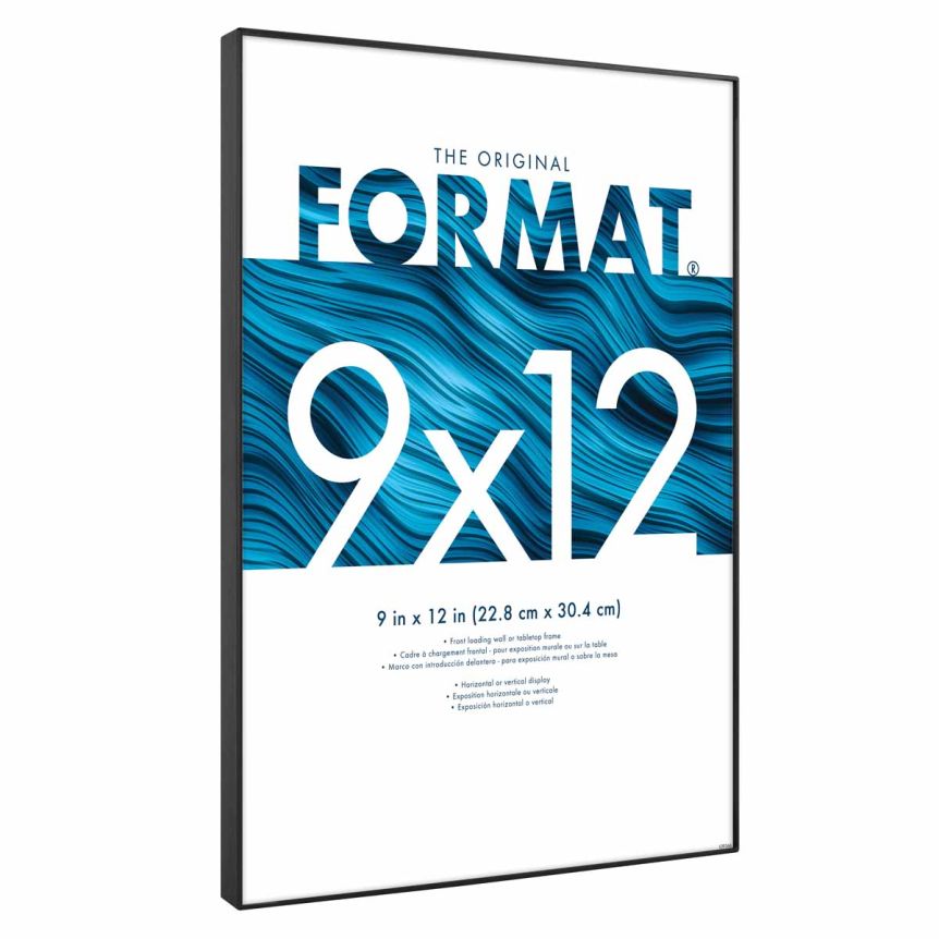 MCS Format Frame - Black, 9" x 12"