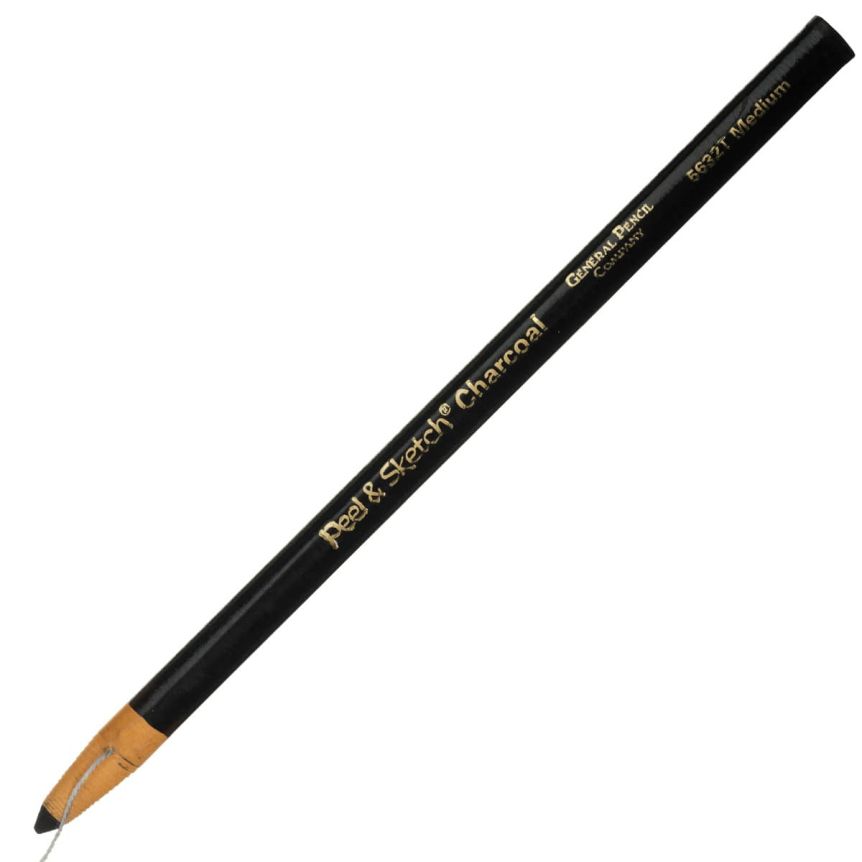 General's Peel & Sketch Charcoal Pencil - Medium