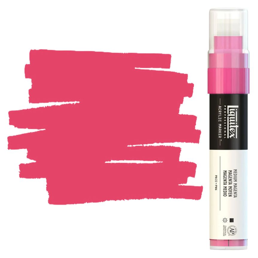 Liquitex Professional Paint Marker Wide (15mm) - Medium Magenta