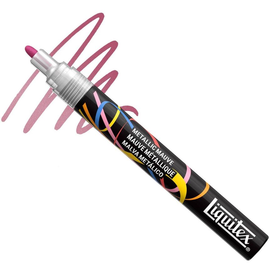 Liquitex Marker - Metallic Mauve, Bullet Tip, 2 mm