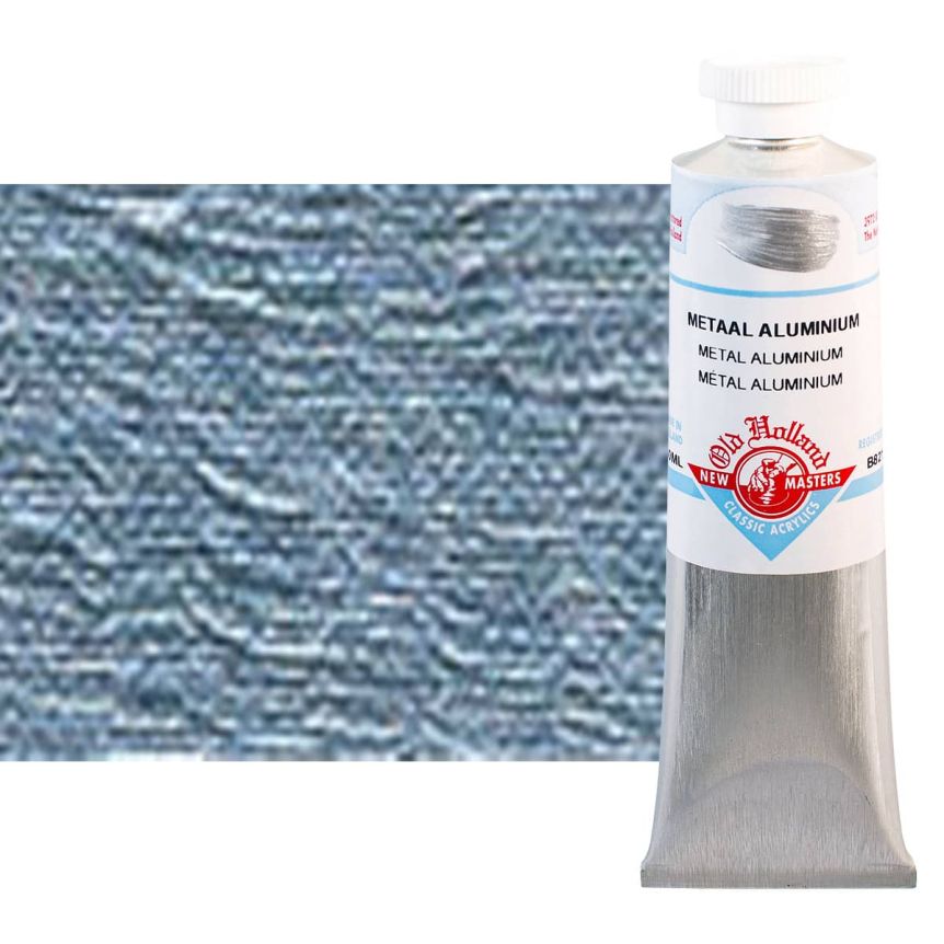 Old Holland New Masters Classic Acrylic Colors Metallic Alumlnum 60 ml