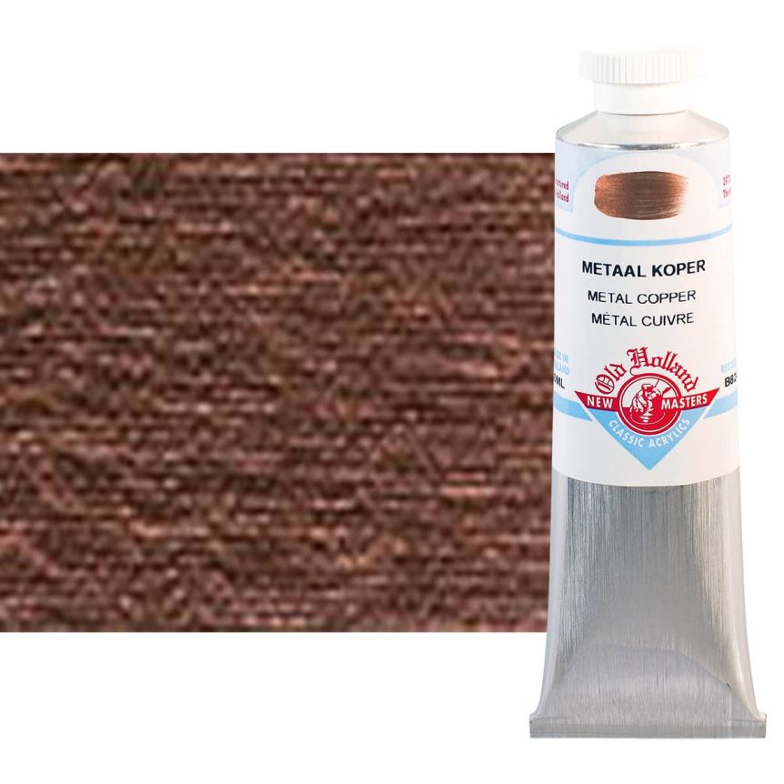 Old Holland New Masters Classic Acrylic Colors Metallic Copper 60 ml