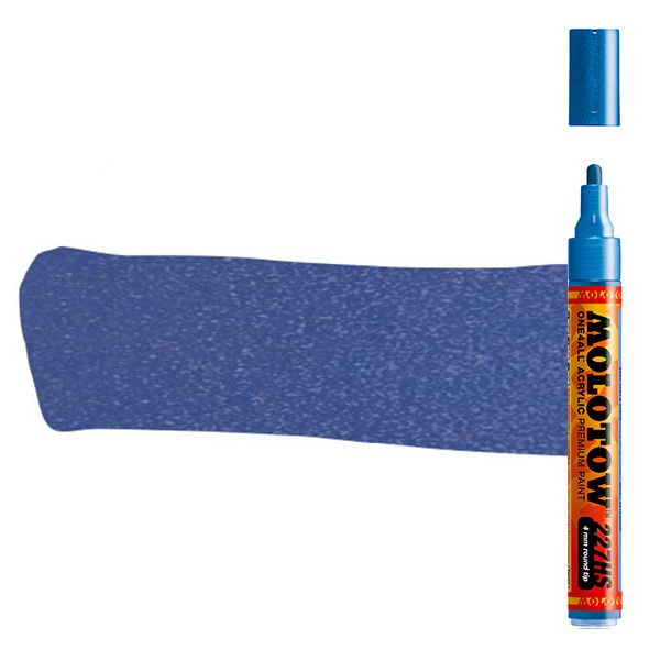 Molotow ONE4ALL 4mm Marker - Metallic Blue