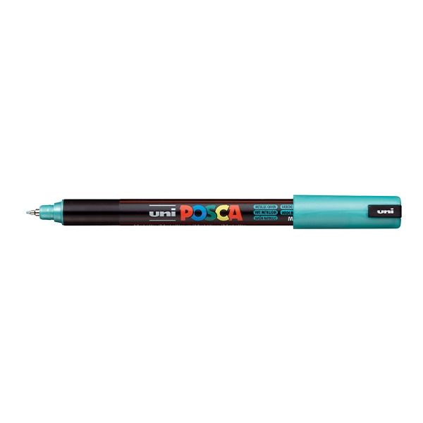 Posca Acrylic Paint Marker 0.7 mm Ultra-Fine Tip Metallic Green