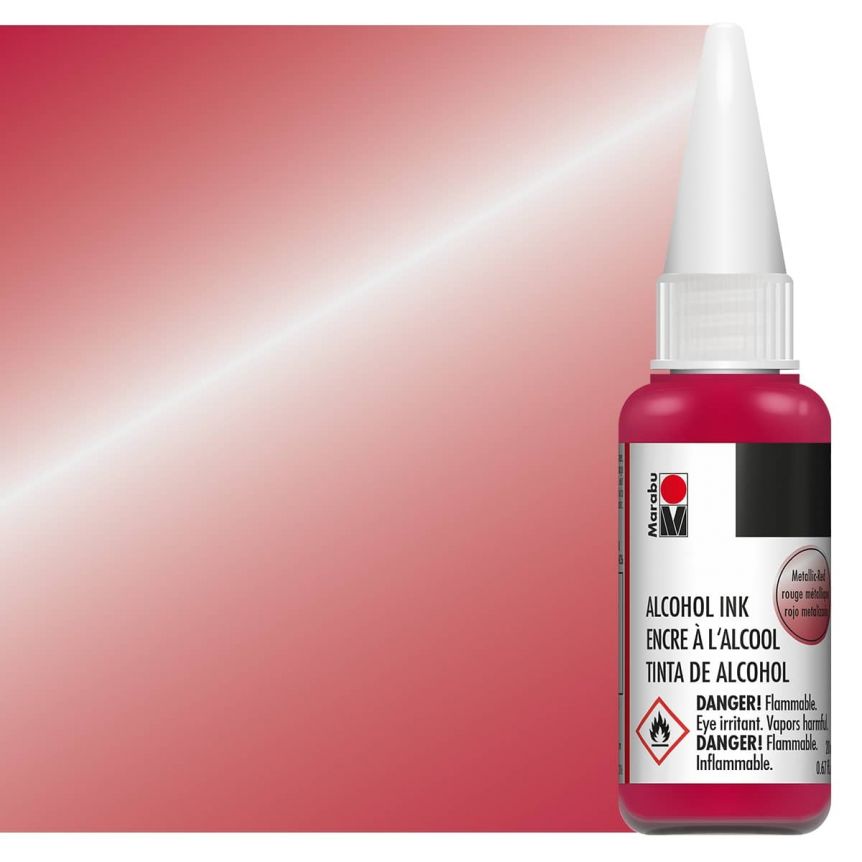 Marabu Alcohol Ink Metallic Red (732) 20ml