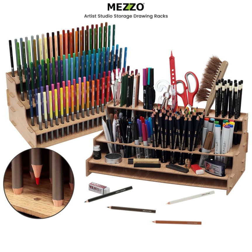 Mezzo Artitst Studio Storage Drawing Racks