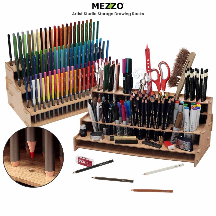Mezzo Artitst Studio Storage Drawing Racks