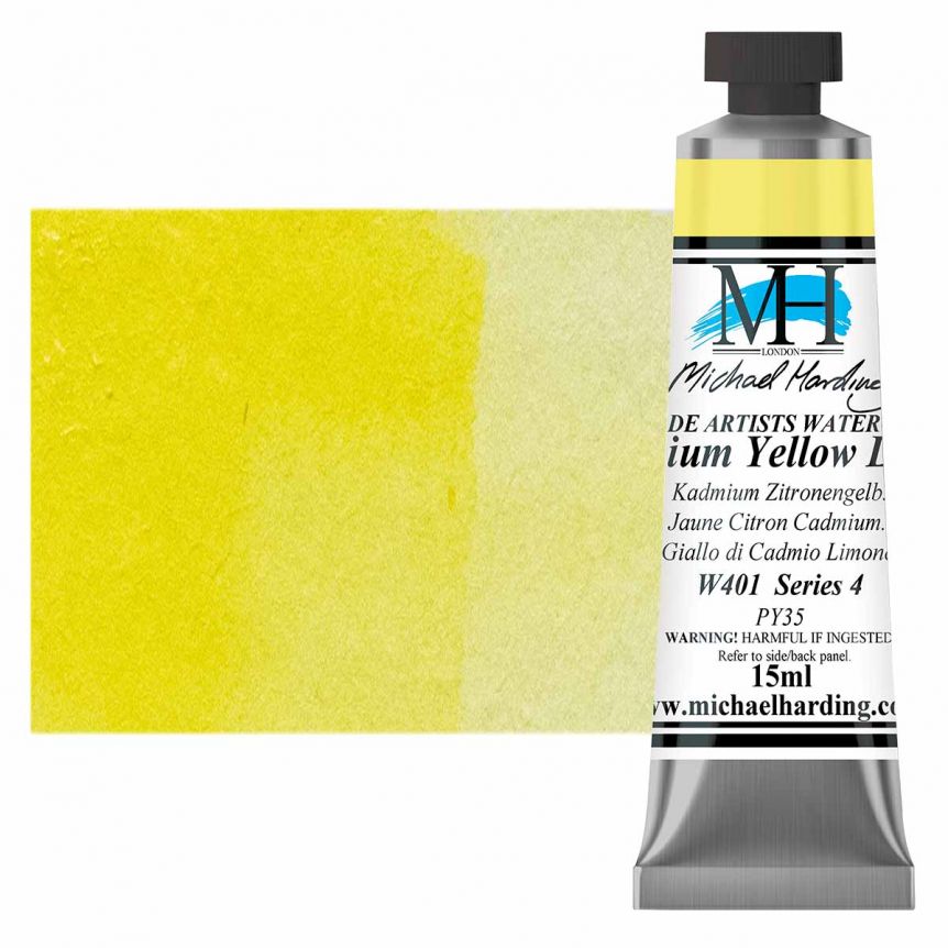 Michael Harding Watercolor - Cadmium Yellow Lemon, 15ml Tube