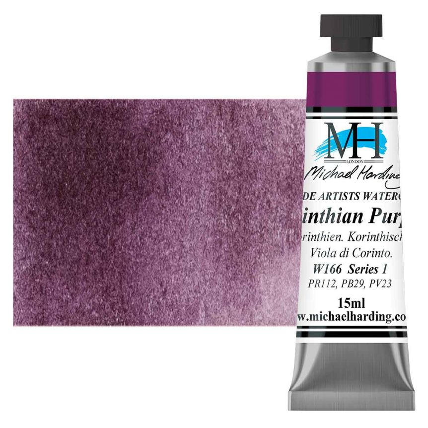 Michael Harding Watercolor - Corinthian Purple, 15ml Tube