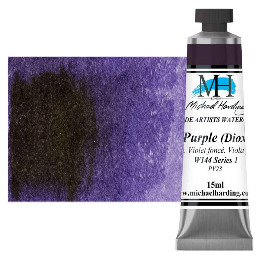 Michael Harding Watercolor - Deep Purple (Dioxazine), 15ml Tube
