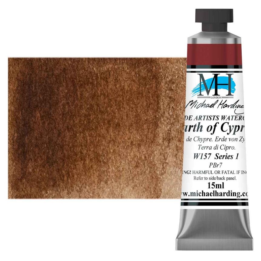 Michael Harding Watercolor - Earth of Cyprus, 15ml Tube