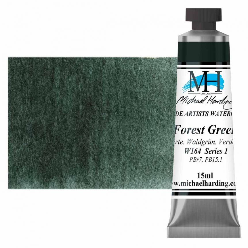 Michael Harding Watercolor - Forest Green, 15ml Tube