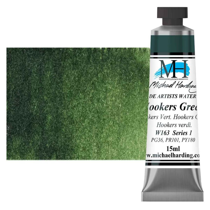 Michael Harding Watercolor - Hookers Green, 15ml Tube