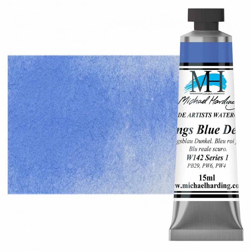 Michael Harding Watercolor - Kings Blue Deep, 15ml Tube