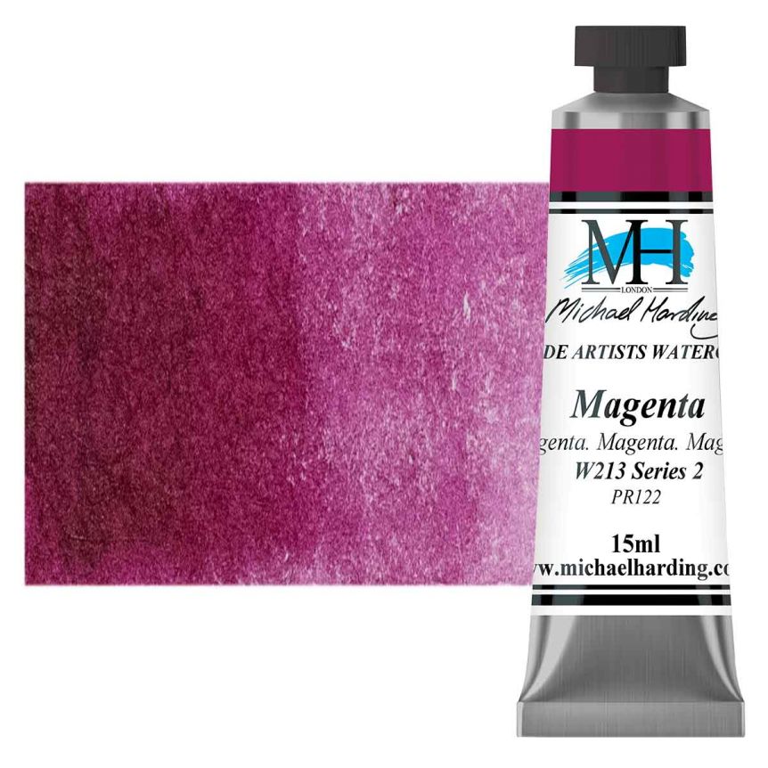 Michael Harding Watercolor - Magenta, 15ml Tube