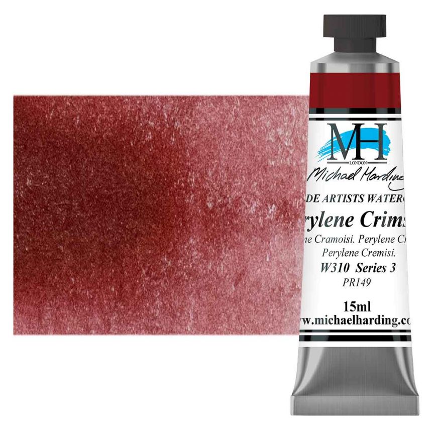 Michael Harding Watercolor - Pyrrole Crimson, 15ml Tube