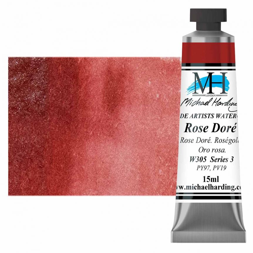Michael Harding Watercolor - Rose Dore, 15ml Tube