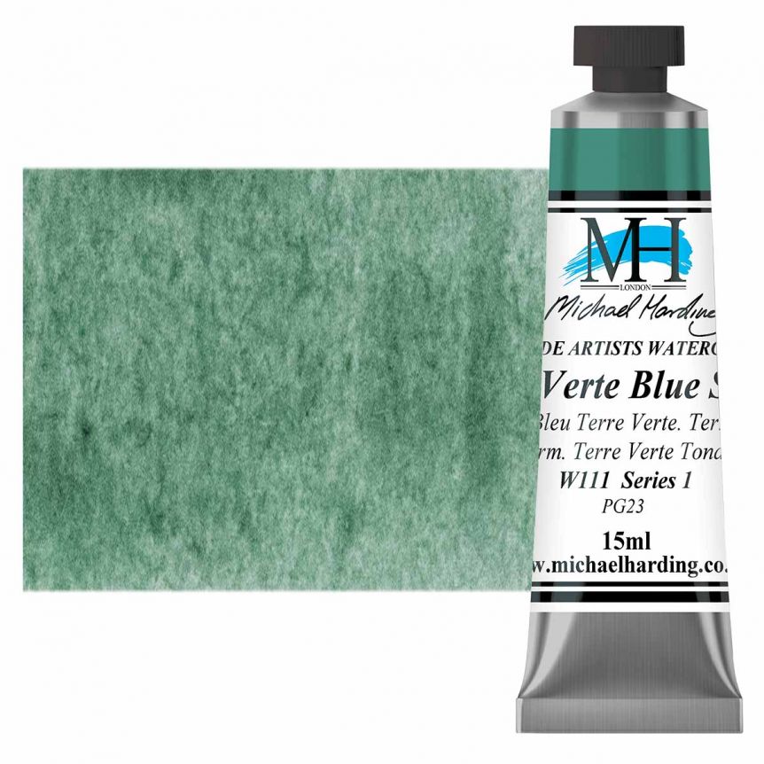 Michael Harding Watercolor - Terre Verte Blue Shade, 15ml Tube