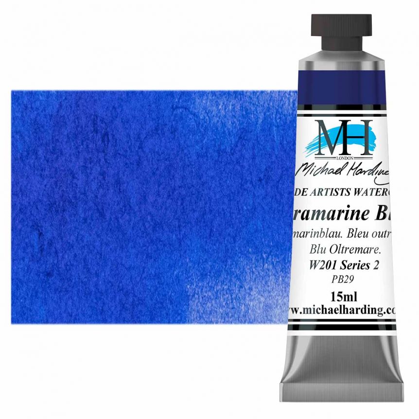 Michael Harding Watercolor - Ultramarine Blue, 15ml Tube