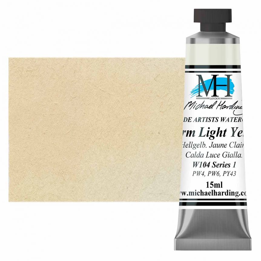 Michael Harding Watercolor - Warm Light Yellow, 15ml Tube