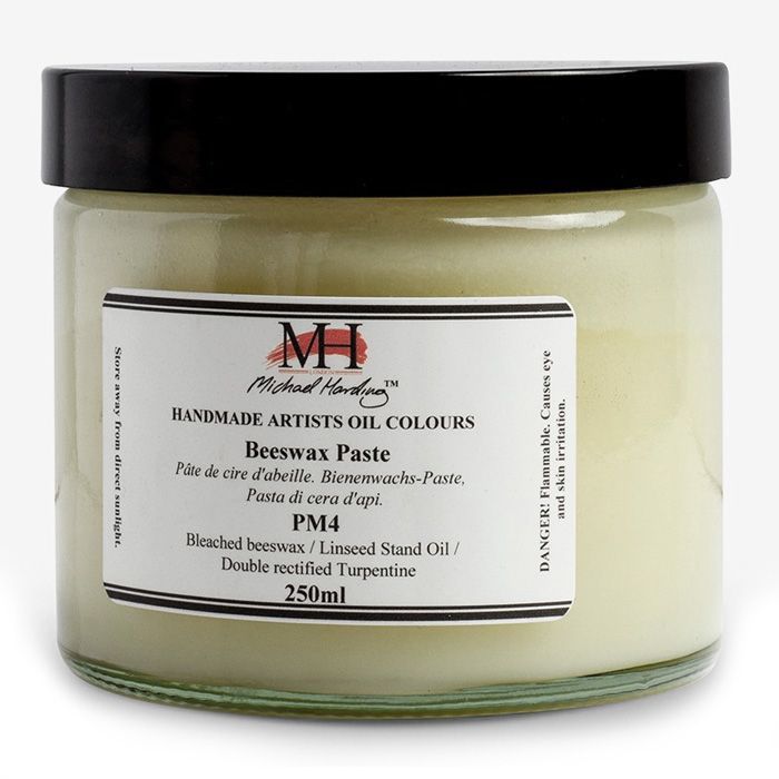Michael Harding, PM4 Beeswax Paste Oil Medium, 250ml Jar