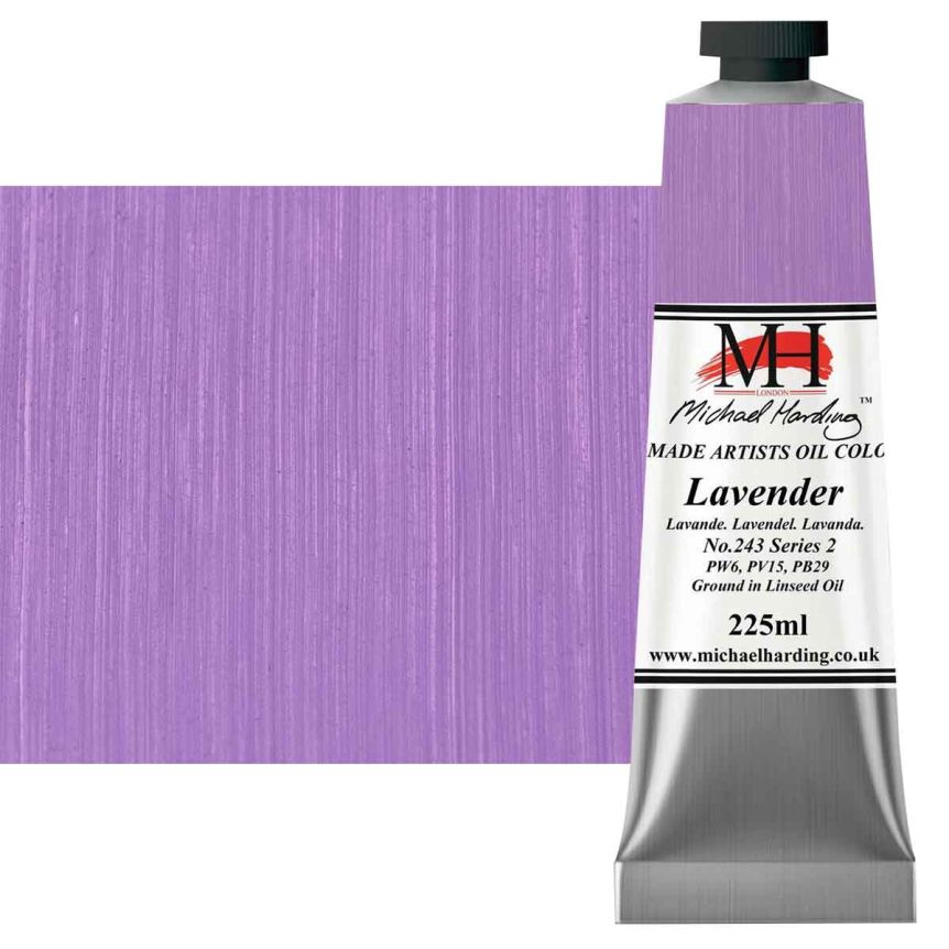 Michael Harding Oil Color - Lavender, 225ml Tube