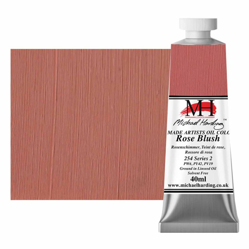 Michael Harding Oil Color - Rose Blush, 40ml Tube