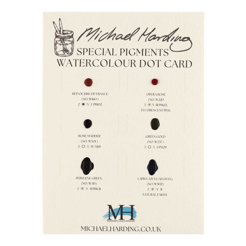 Michael Harding Watercolor - Specialty Color, 6 Color Dot Card