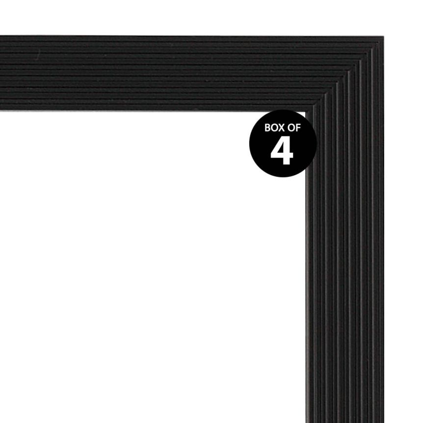 Berlin Black 5/8" Frame with Acrylic Glazing 18"x24" - Millbrook Collection (Box of 4)