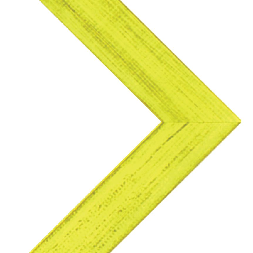 Country Chic 1-1/2" Wood Frame - Southern Yellow w/ Acrylic Glazing and Cardboard Backing 14"x18"